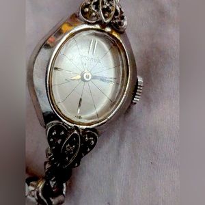 1930s 14K Sterling Silver Bolova women's watch